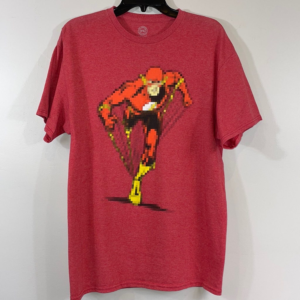Dc Comic Flash Large T Shirt